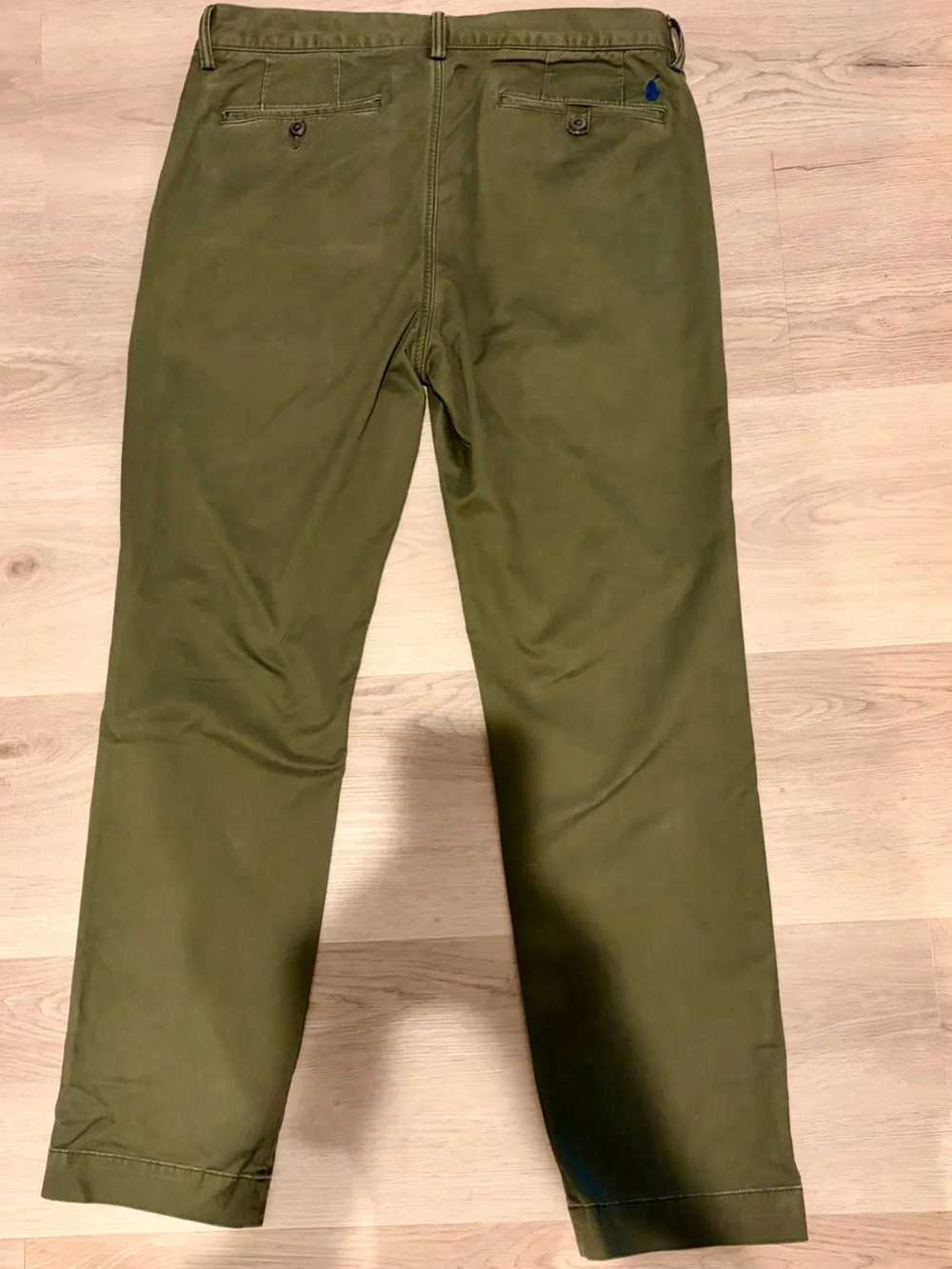 Polo Ralph Lauren Chino Pants Men’s 34x32 Olive Green Stretch Straight Fit